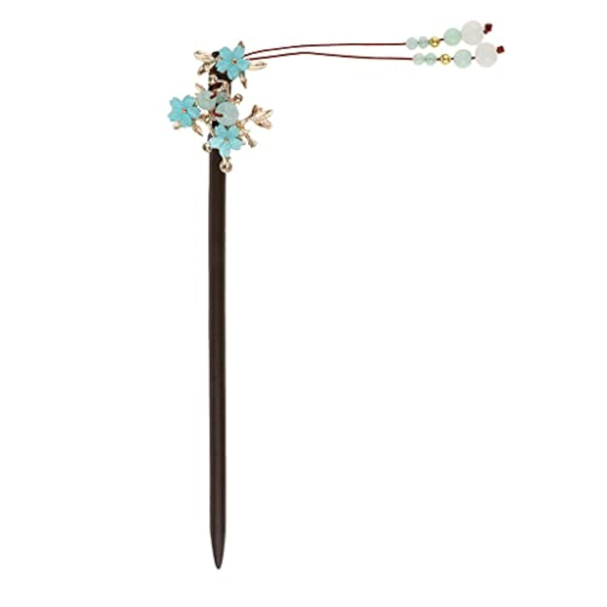 3pcs Classic Hairpins with Artificial Gemstone Tassels